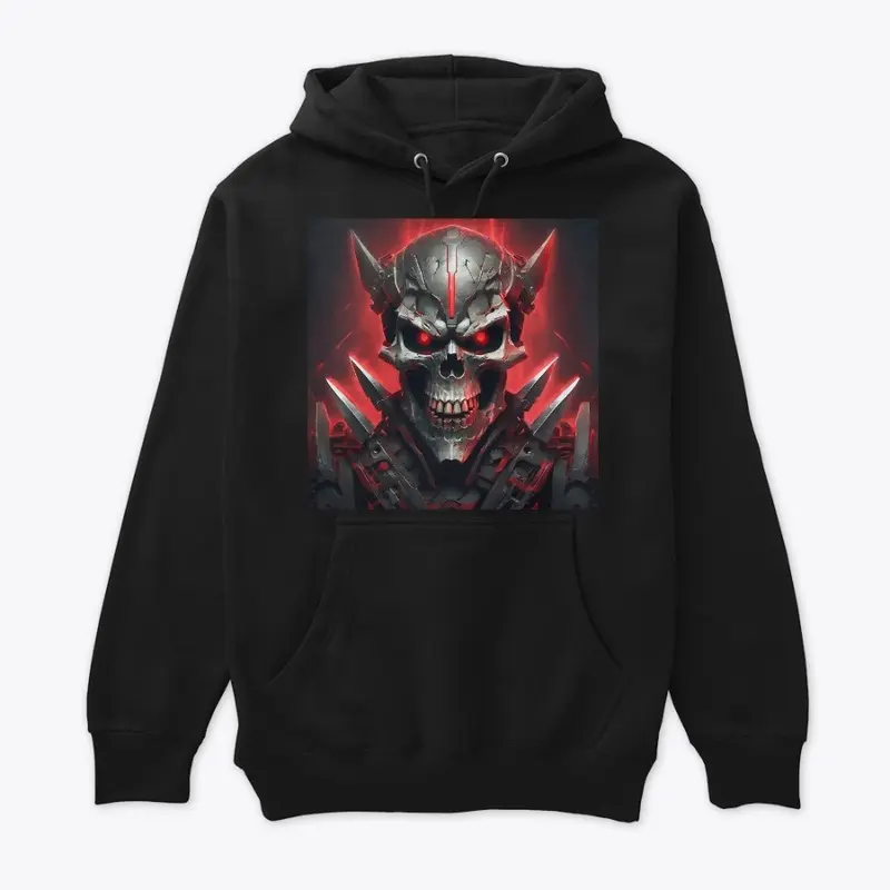 Red Eyed Metal Skull